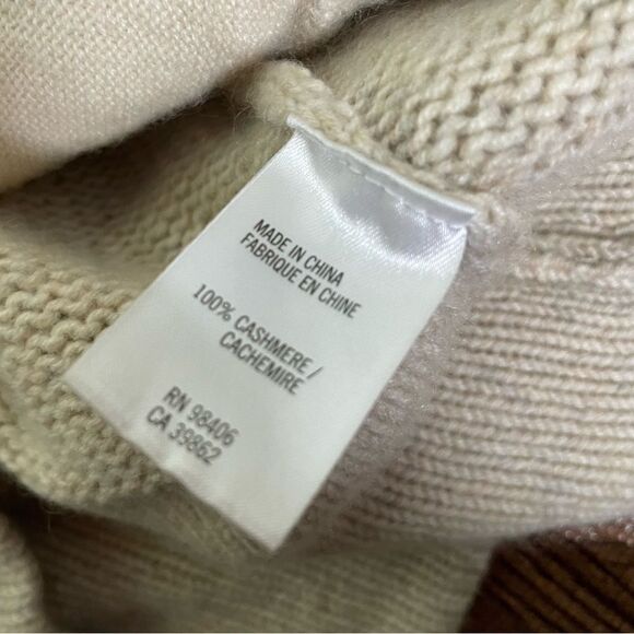 THEORY 100% Cashmere Button Down Long Cardigan‎ Funnel Neck Turtleneck Sweater S - Picture 6 of 8